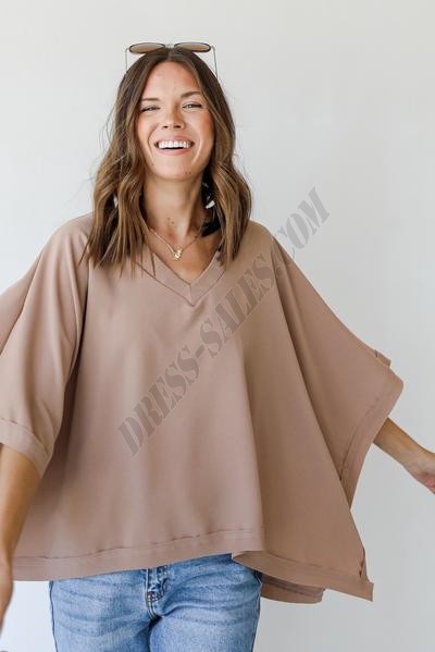 Go The Extra Mile Oversized Blouse ● Dress Up Sales - -5