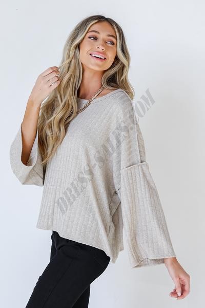 Aubrey Oversized Knit Top ● Dress Up Sales - -3