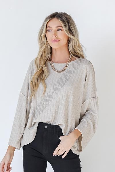 Aubrey Oversized Knit Top ● Dress Up Sales - -0