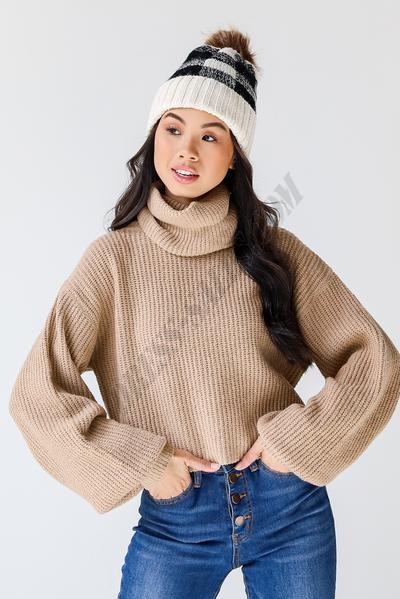 On Discount ● Let's Cuddle Turtleneck Sweater ● Dress Up - -2