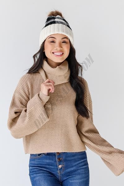 On Discount ● Let's Cuddle Turtleneck Sweater ● Dress Up - -1