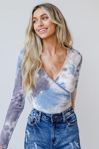 On Discount ● Got A Hold On You Tie-Dye Bodysuit ● Dress Up - -1