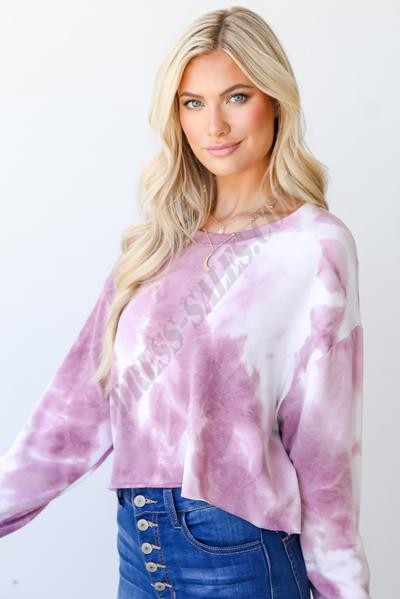 On Discount ● Get To Know You Cropped Tie-Dye Pullover ● Dress Up - -5