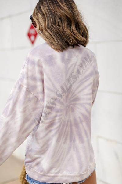 Taylor Oversized Tie-Dye Pullover ● Dress Up Sales - -7