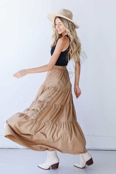 Swept Away Tiered Maxi Skirt ● Dress Up Sales - -5