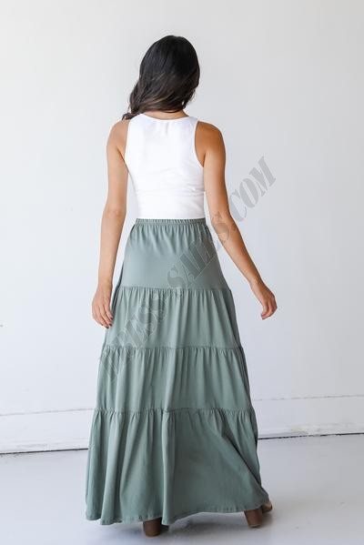Swept Away Tiered Maxi Skirt ● Dress Up Sales - -11