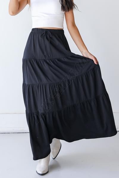 Swept Away Tiered Maxi Skirt ● Dress Up Sales - -15