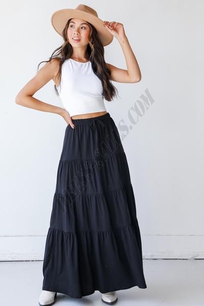 Swept Away Tiered Maxi Skirt ● Dress Up Sales - -17