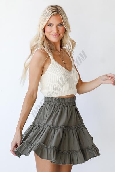 For The Frill Of It Tiered Mini Skirt ● Dress Up Sales - -2