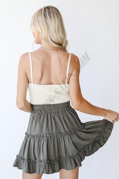 For The Frill Of It Tiered Mini Skirt ● Dress Up Sales - -12