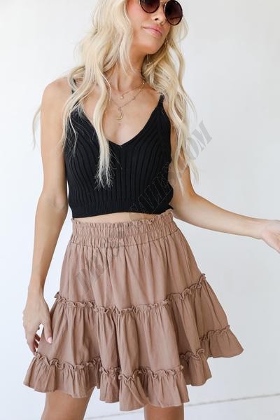 For The Frill Of It Tiered Mini Skirt ● Dress Up Sales - -5