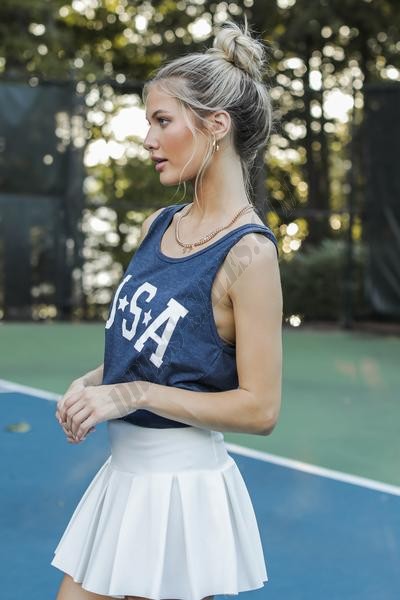 On Discount ● USA Star Graphic Tank ● Dress Up - -1