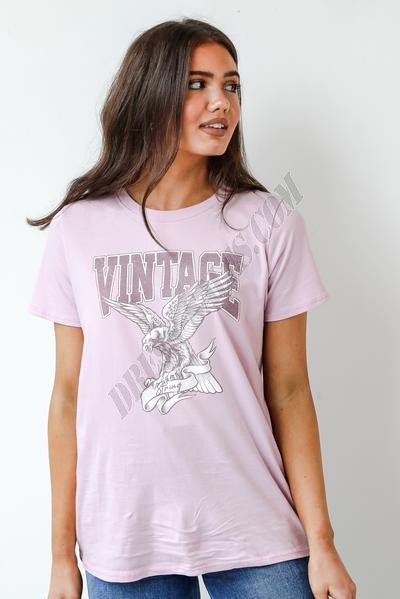 On Discount ● Vintage Eagle Graphic Tee ● Dress Up - -3