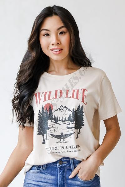 On Discount ● Wildlife Oversized Graphic Tee ● Dress Up - -5