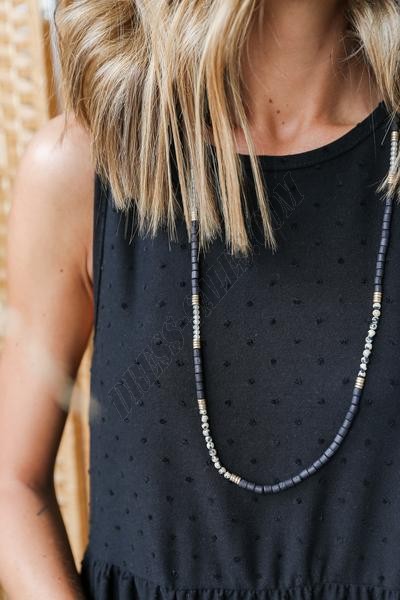 On Discount ● Charlie Black Beaded Necklace ● Dress Up - On Discount ● Charlie Black Beaded Necklace ● Dress Up