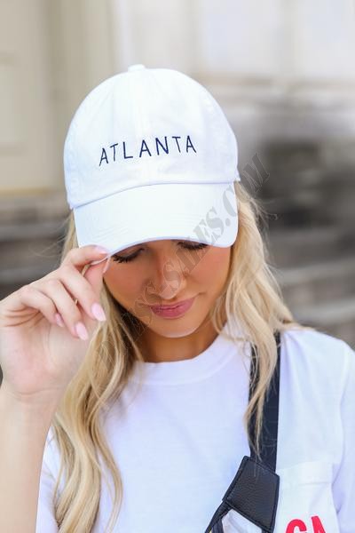 Atlanta Embroidered Hat ● Dress Up Sales - Atlanta Embroidered Hat ● Dress Up Sales