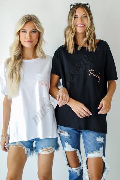 On Discount ● Peachy Pocket Tee ● Dress Up - On Discount ● Peachy Pocket Tee ● Dress Up