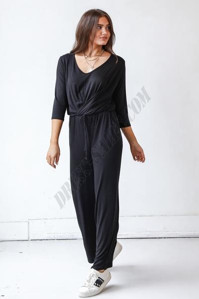 On Discount ● Here To Stay Jersey Jumpsuit ● Dress Up - On Discount ● Here To Stay Jersey Jumpsuit ● Dress Up