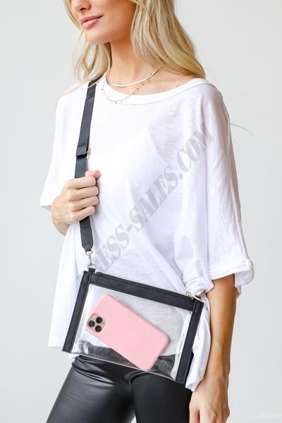Hayley Clear Crossbody Bag ● Dress Up Sales - Hayley Clear Crossbody Bag ● Dress Up Sales