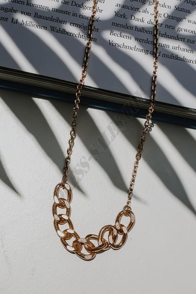 On Discount ● Alyssa Gold Chain Necklace ● Dress Up - On Discount ● Alyssa Gold Chain Necklace ● Dress Up