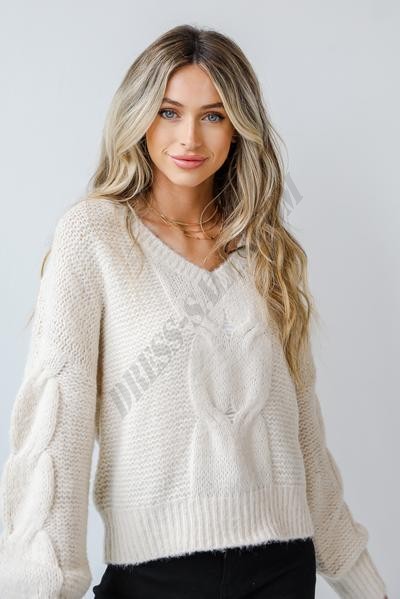 On Discount ● Piece Of My Heart Cable Knit Sweater ● Dress Up - On Discount ● Piece Of My Heart Cable Knit Sweater ● Dress Up