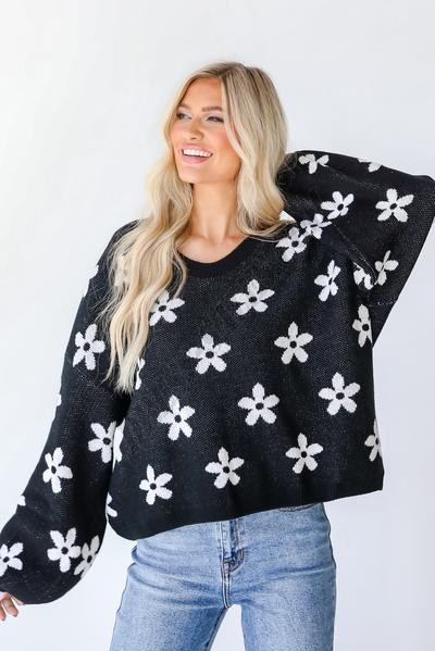 On Discount ● Darling Daisies Sweater ● Dress Up - On Discount ● Darling Daisies Sweater ● Dress Up