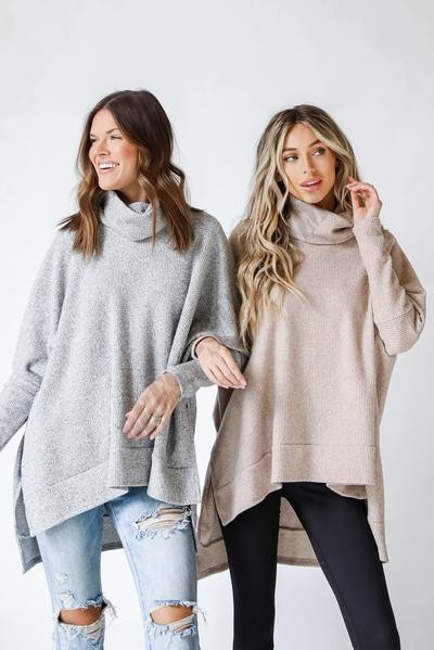 On Discount ● All Good Cheer Cowl Neck Sweater ● Dress Up - On Discount ● All Good Cheer Cowl Neck Sweater ● Dress Up