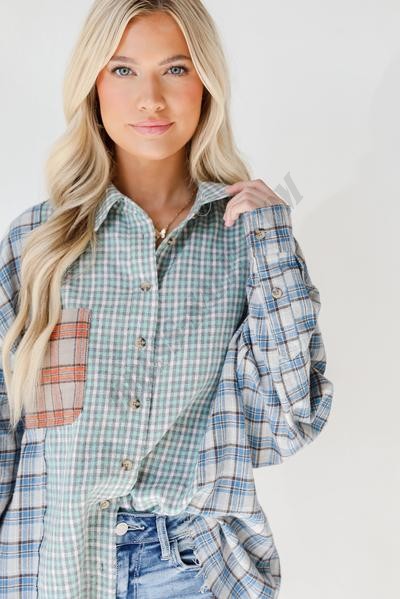 On Discount ● Patchwork Oversized Flannel ● Dress Up - On Discount ● Patchwork Oversized Flannel ● Dress Up