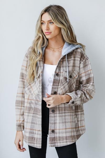 Mountain Weekend Hooded Shacket ● Dress Up Sales - Mountain Weekend Hooded Shacket ● Dress Up Sales