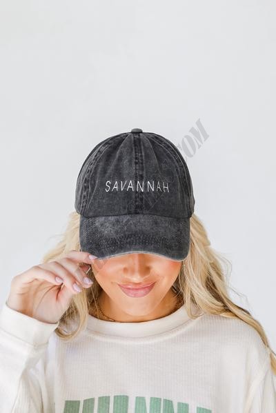 Savannah Embroidered Hat ● Dress Up Sales - Savannah Embroidered Hat ● Dress Up Sales