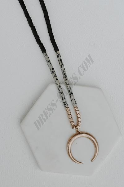On Discount ● Aurora Crescent Horn Necklace ● Dress Up - On Discount ● Aurora Crescent Horn Necklace ● Dress Up