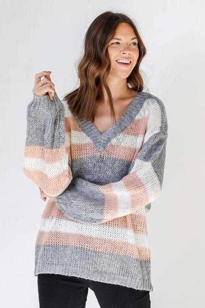 On Discount ● Your Sweetheart Striped Sweater ● Dress Up - On Discount ● Your Sweetheart Striped Sweater ● Dress Up