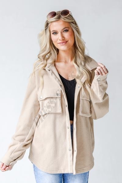 Cool And Cozy Fleece Shacket ● Dress Up Sales - Cool And Cozy Fleece Shacket ● Dress Up Sales