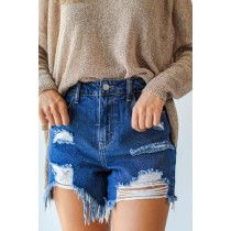On Discount ● Reagan Distressed Mom Shorts ● Dress Up