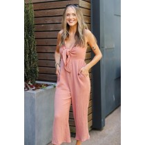 On Discount ● Meet You There Linen Jumpsuit ● Dress Up