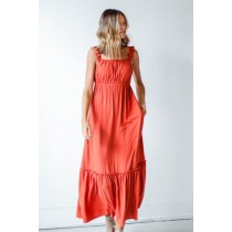 On Discount ● Because Of You Ruffled Maxi Dress ● Dress Up