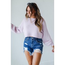 On Discount ● Stay Trendy Cropped Sweater ● Dress Up