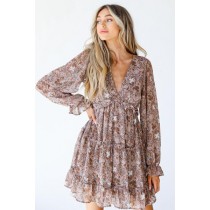 Headed For Romance Tiered Floral Dress ● Dress Up Sales