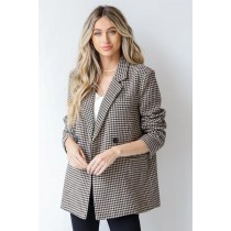 Miss Punctuality Houndstooth Blazer ● Dress Up Sales