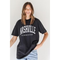 Black Nashville Tee ● Dress Up Sales