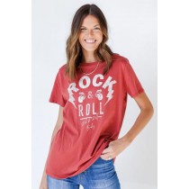 Rock & Roll Oversized Graphic Tee ● Dress Up Sales