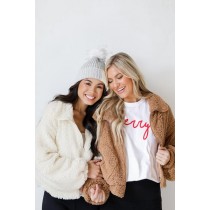 Cozy For Yourself Sherpa Jacket ● Dress Up Sales