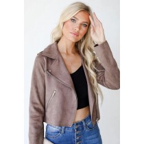 Double Take Suede Moto Jacket ● Dress Up Sales