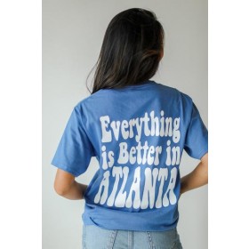 On Discount ● Everything Is Better In Atlanta Pocket Tee ● Dress Up