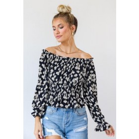 On Discount ● Irresistible Floral Off-the-Shoulder Blouse ● Dress Up