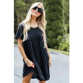 On Discount ● Focused On You T-Shirt Dress ● Dress Up