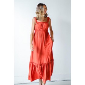 On Discount ● Because Of You Ruffled Maxi Dress ● Dress Up