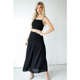 Playing Favorites Smocked Maxi Skirt ● Dress Up Sales