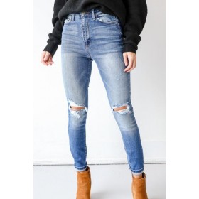 Delilah Distressed Skinny Jeans ● Dress Up Sales