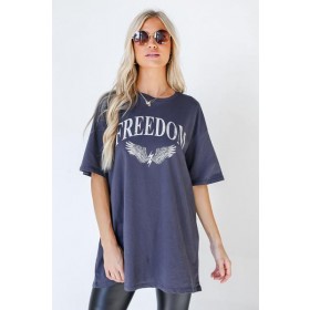 Freedom Oversized Graphic Tee ● Dress Up Sales